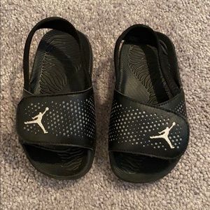 Jordan’s slides with strap